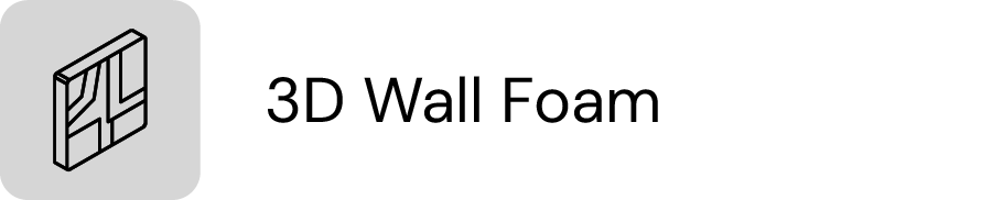 3D Wall Foam Wallpaper